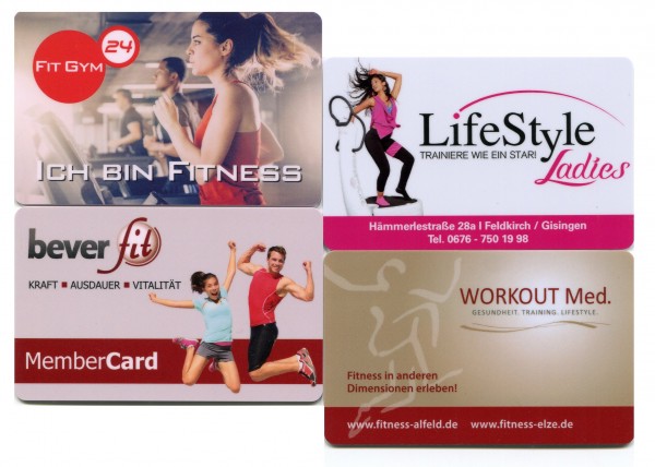Fitnessstudiokarten