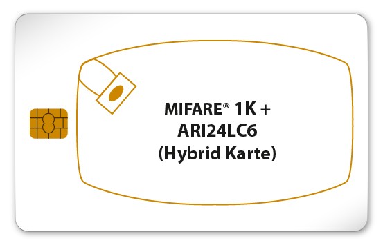 MIFARE® Classic 1K + ARI24LC16