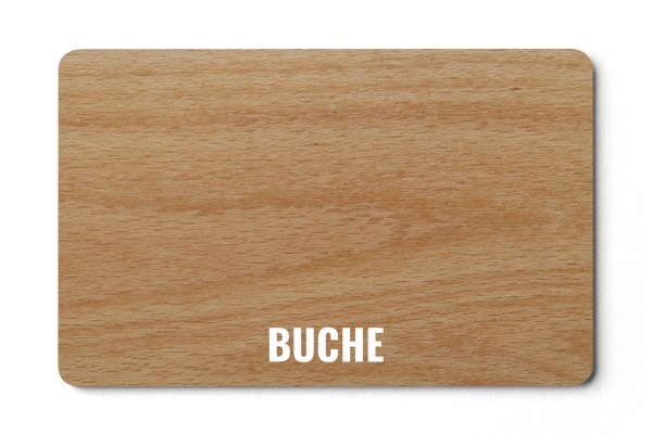 Holzkarten mit RFID Technologie