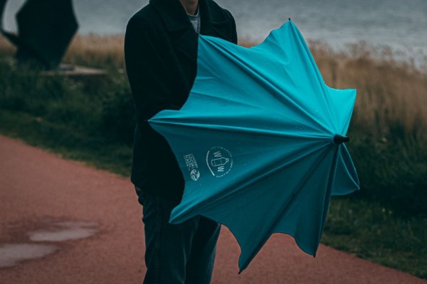 Bio Regenschirm aus recyceltem PET