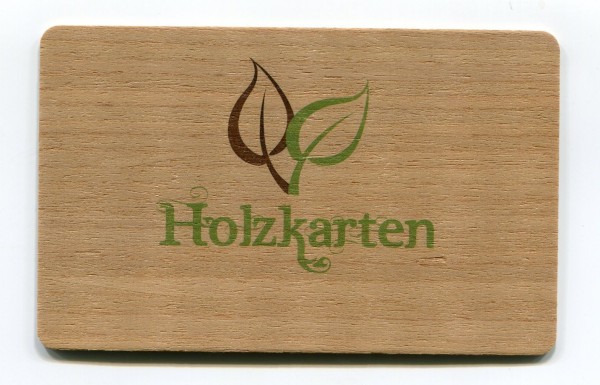 Holzkarten