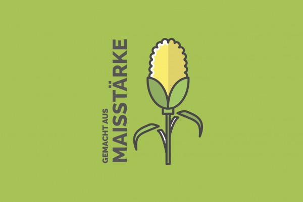 Bio Regenponcho aus Maisstärke