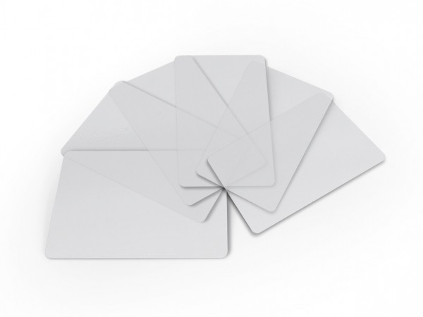 Plastikkarten transparent - 0,76 mm
