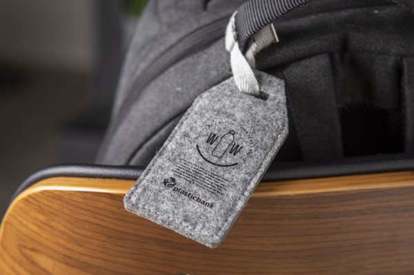 Bio Kofferanhänger aus recyceltem PET