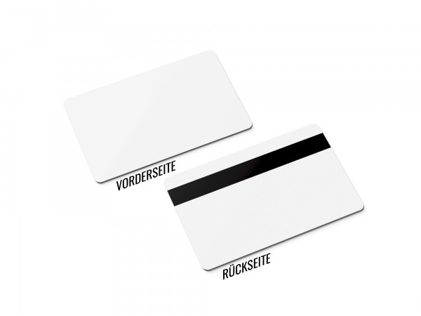 Magnetkarten HiCo 2750 blanko weiß