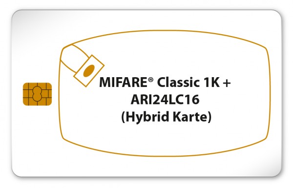 MIFARE® Classic 1K + ARI24LC16