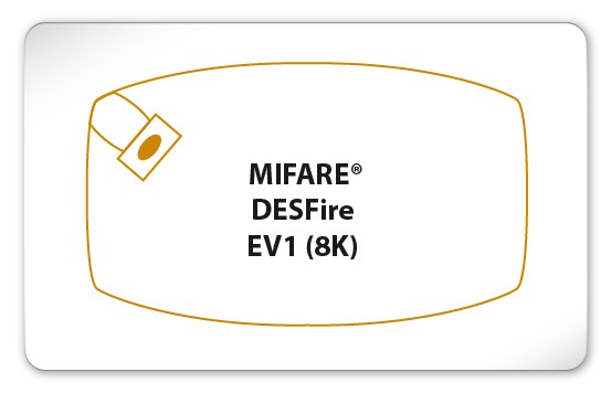 MIFARE® DESFire® EV1 8K Karte