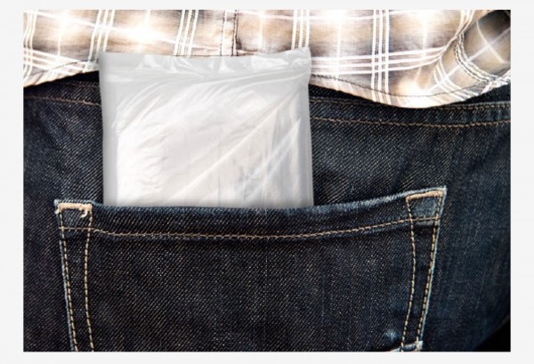 Bio Regenponcho aus Maisstärke